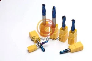 1Pcs Tungsten Carbide End Mill HRC65 Coated Ball Nose Milling Cutter 2 Flutes - Picture 1 of 3