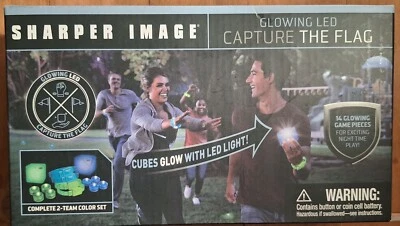 NEW Capture the Flag Glow-in-Dark Outdoor Night Time Game by Sharper Image  - Image 1 of 4