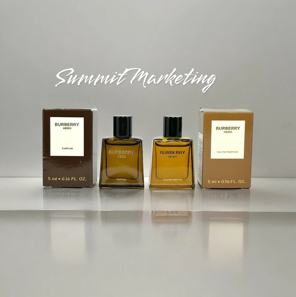 Burberry Hero Men Parfum 5ml 0.16 oz Splash Mini Travel Size