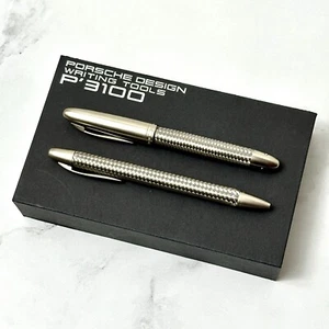 Porsche Design P3100 Collection Tec Flex Ballpoint | Rollerball Pen Set - Picture 1 of 13