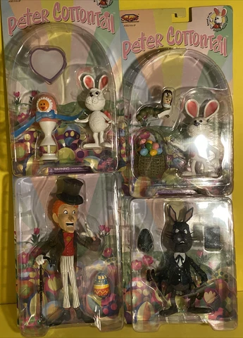 2001 Peter Cottontail Diamond Select Rankin Bass complete unopened set of four Cover
