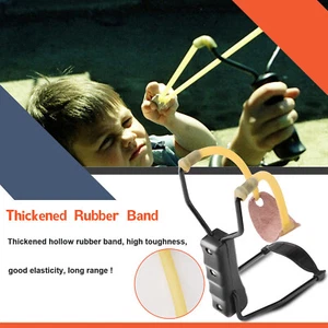 Folding Wrist Slingshot High Velocity Powerful Catapult Outdoor Hunt Sling Shot - Picture 1 of 12