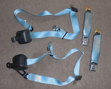 1964-72 GM Retractable Seatbelts Blue  chevelle el camino like new 1965 chevy