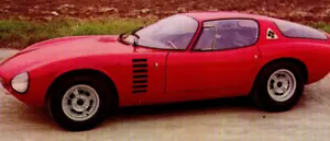 Targa libro colori vintage Bertone Alfa romeo Canguro auto da corsa. - Foto 1 di 3