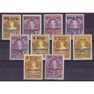 Spanien 392/401 Krönung Alfonso XIII 1927 Neue Ohne Signal Von Postfrisch MNH - Bild 1 von 2