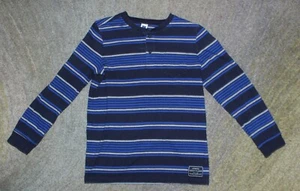Janie and Jack Boys Blue Long Sleeve Striped Shirt - Size 8 - EUC - Picture 1 of 4