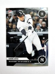 Aaron Judge NEW YORK YANKEES 2020 TOPPS NOW MLB NETWORK TOP 100 MN16 SP 490 - Picture 1 of 2