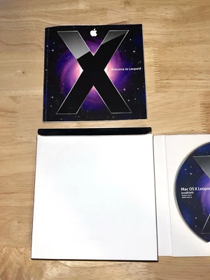 Apple Mac OS X 10.5.4 Leopard Operating System Software DVD MB576Z/A - Image 1 of 4