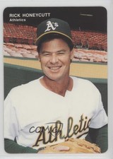 1993 Mother's Cookies Oakland Athletics Stadium Giveaway Rick Honeycutt #8