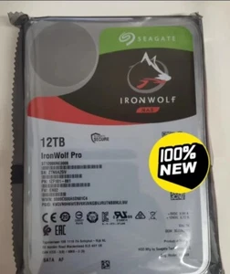 Seagate IronWolf Pro 12TB 7200RPM SATA 6Gb/s 3.5" NAS HDD ST12000NE0008 NEW - Afbeelding 1 van 2