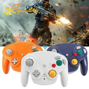 2.4G Wireless Gamepad Game Controller + Receiver for-Nintendo Gamecube/Wii-NGC - Picture 1 of 26