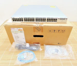 Neuf Cisco WS-C3850-48F-E empilable 48x 1GbE PoE+ ports IP services neuf dans sa boîte - Photo 1/1