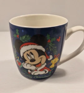 Disney Mickey Mouse Christmas Mug 400ml – Merry Xmas Coffee Tea Cup Collectible - Picture 1 of 7