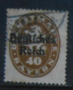 Bavaria - 40pf brown official 1920 - sgO279 - Picture 1 of 1