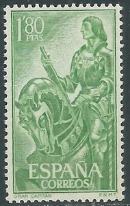 1958 SPAGNA GONZALO FERNANDEZ DI CORDOBA IL GRAN CAPITANO MNH ** - RB7-6 - Picture 1 of 1