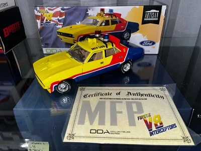 1:18 FORD XB FALCON MFP MAD MAX SEDAN V8 INTERCEPTOR GREENLIGHT 1974 With COA - Image 1 of 4