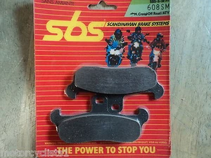 SBS HUSQVARNA HUSKY CR WR 125 250 500, TC510 610 BRAKE PADS FRONT 608SM FA134 - Bild 1 von 2