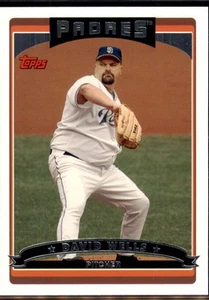 2006 Topps Updates & Highlights #UH14 David Wells Gold #/2006 - Picture 1 of 2