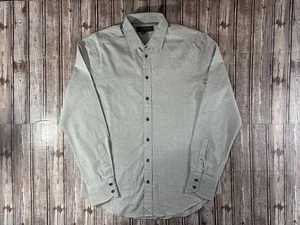 RAG & BONE Charles gestreiftes Hemd Größe 16 Farbe Chambray $ 250 neu mit Etikett - Bild 1 von 10
