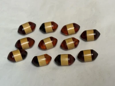 Lot Butterscotch Amber Brown Bakelite Sewing Buttons Shirt Blouse Sweater Dress - Image 1 of 4