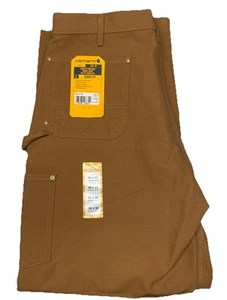 Pantalón de trabajo utilitario Carhartt 38x30 holgado pato doble frente nuevo con etiquetas - Imagen 1 de 5