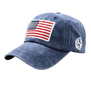 Embroidered American Flag hat USA Baseball Cap USA Trucker hat for Men Women ... - Picture 1 of 1