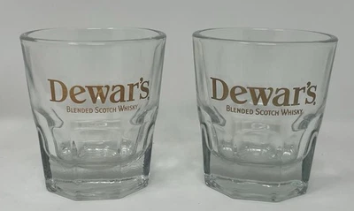 Lot Of 2 Dewars Blended Scotch Whisky Libbey 4 OZ Drink Glass Glassware Barware - Image 1 of 4