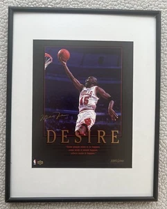 1996 Upper deck MICHAEL JORDAN “DESIRE” Framed Limited edition Lithograph - Picture 1 of 10