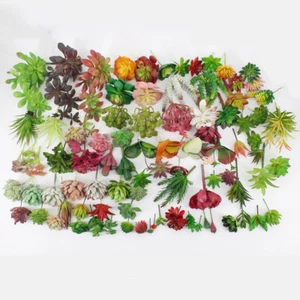 Simulation Artificial Succulent Fake Plants Plastic Flowers Home Floral Decor - Picture 1 of 93