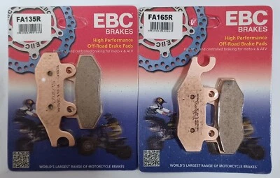 EBC Sintered FRONT Disc Brake Pads (2 Sets) Fits KAWASAKI KVF750 (2008 to 2021) - Image 1 of 4