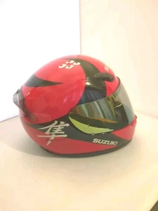 2005 Suzuki Hayabusa Motorcycle Helmet - SHOEI - RF 1000 -X Large RED & BLACK - Picture 1 of 16