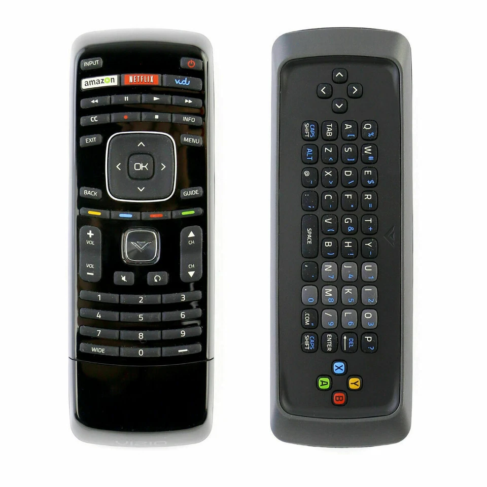 New XRT300 Qwerty Keyboard Remote Control with Vudu for VIZIO LCD LED Smart TV - Image 1 of 2