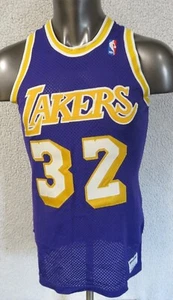Magic Johnson Lakers lila Authentic Team Sand Strick Trikot Gr. M 40 genäht - Bild 1 von 11