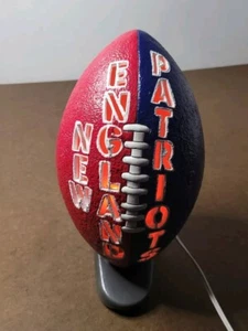 New England Patriots Ceramic Lighted Football Table Lamp Night Light - Picture 1 of 14