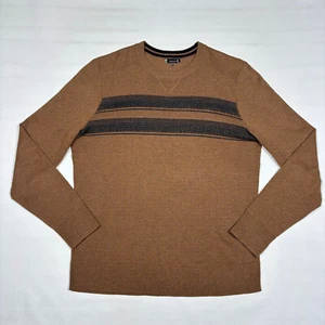 Smartwool Brown Merino Wool Blend Knit Sweater Hiking Outdoor Casual Mens Medium - Picture 1 of 7