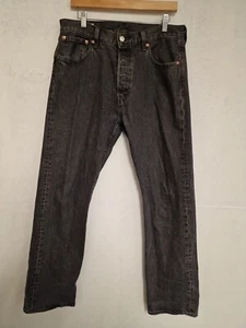 LEVI’S 501 ‘93 STRAIGHT FIT BIG E - W33 L32 - Raisin Stone Black Wash - Picture 1 of 11