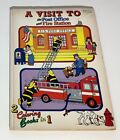 Vintage Visit the Post Office & Fire Station Coloring Book Unused 1995