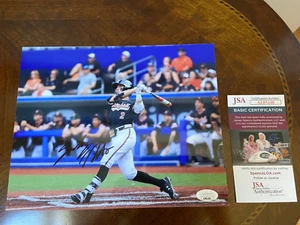 MLB Zachary Neto Los Angeles Angels Campbell Camels Signed 8x10 Photo JSA - Picture 1 of 1