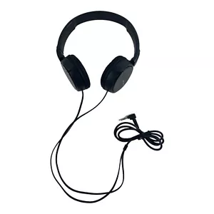 Auriculares estéreo Sony con cable conector de 3,5 mm - negros - Imagen 1 de 4