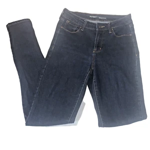 Old Navy Rockstar Skinny High Rise Dark Wash Stretch Denim Jeans Size 6 Tall#996 - Picture 1 of 14