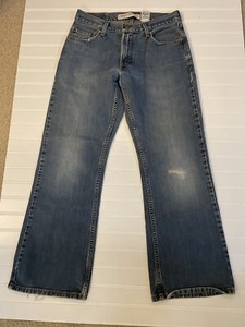 Levis 567 Loose Bootcut Jeans 29x30 Mens Blue Denim Pants Cowboy Rodeo