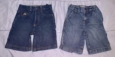 Boys TIMBERLAND & OLD NAVY Denim Jean Shorts - size 5 - Image 1 of 4