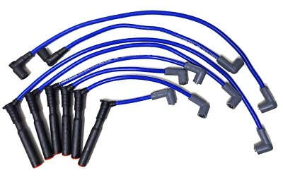 300ZX 3.0 V6 84-89 10 mm High Performance Blue Spark Plug Wire Set 28216B - Изображение 1 из 2