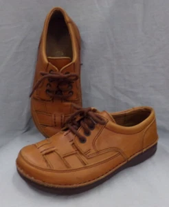 BIRKENSTOCK Womens Size 6 Brown Leather Walking Shoe ~ Germany - Picture 1 of 5