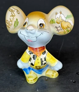 Fenton Gift Shop "Howdy Hoss" Mouse - Limited Edition HP by K. Barley 2025 - Picture 1 of 9