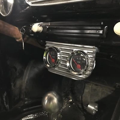 Volkswagen VW 2 Gauge Pod Bezel split volksrod okrasa Hoodride bus kafer hot rod - Image 1 of 4