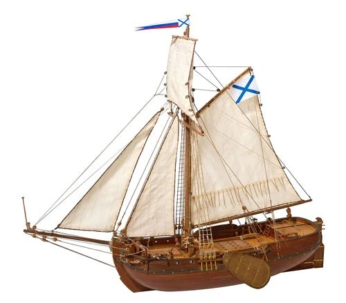 Master Korabel MK0301 DIY Deck-Boat St.Gabriel Wooden Kit ship Scale 1:72 - Image 1 of 4