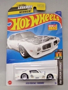 Hot Wheels 1:64 1970 White Pontiac Firebird 1/250 HW Dream Garage 1/5 053122DBT5 - Picture 1 of 2