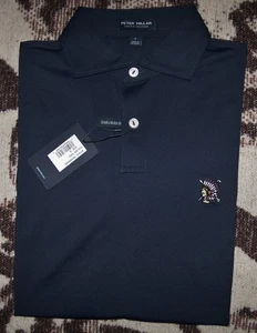 NEW PETER MILLAR CROWN CRAFTED Polo Shirt SHINNECOCK HILLS GOLF CLUB Size S Navy - Picture 1 of 7