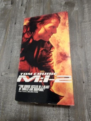 Tom Cruise M:I-2 (MISSION IMPOSSIBLE 2) (2000 VHS) Action,  Rated PG-13 - Image 1 of 4